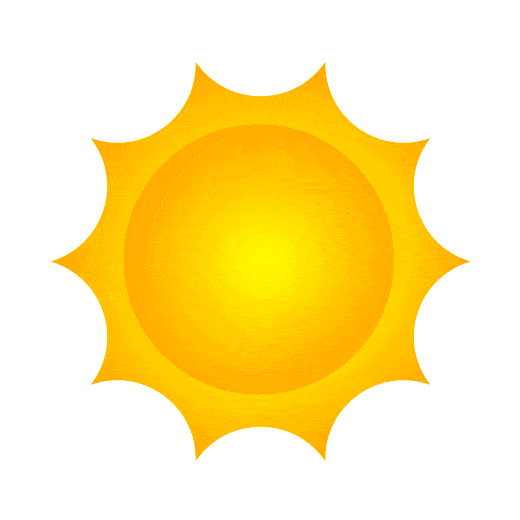illustration d'un soleil stylisé tournoyant dans le sens horaire puis anti-horaire