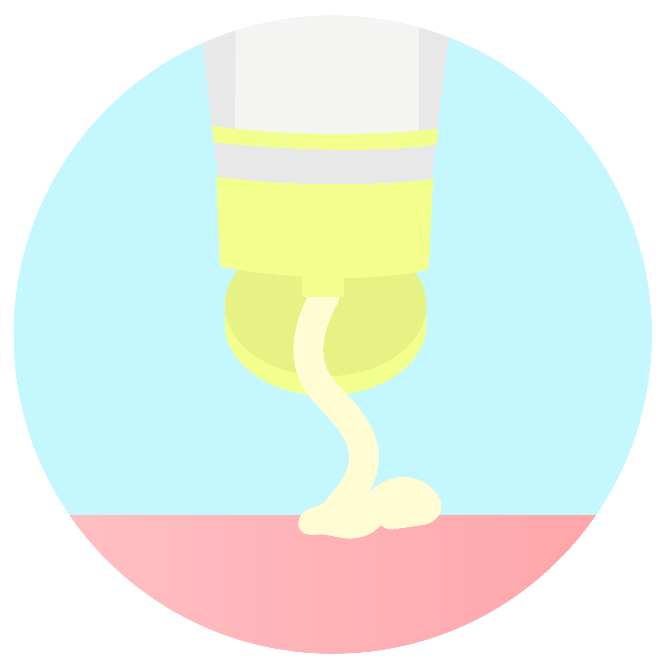 Illustration of Wonderwild being poured out onto skin to soothe dry, chapped, sensitive skin.