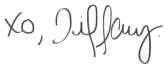 A signature of Tiffany