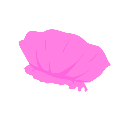 Illustration of a pink shower cap