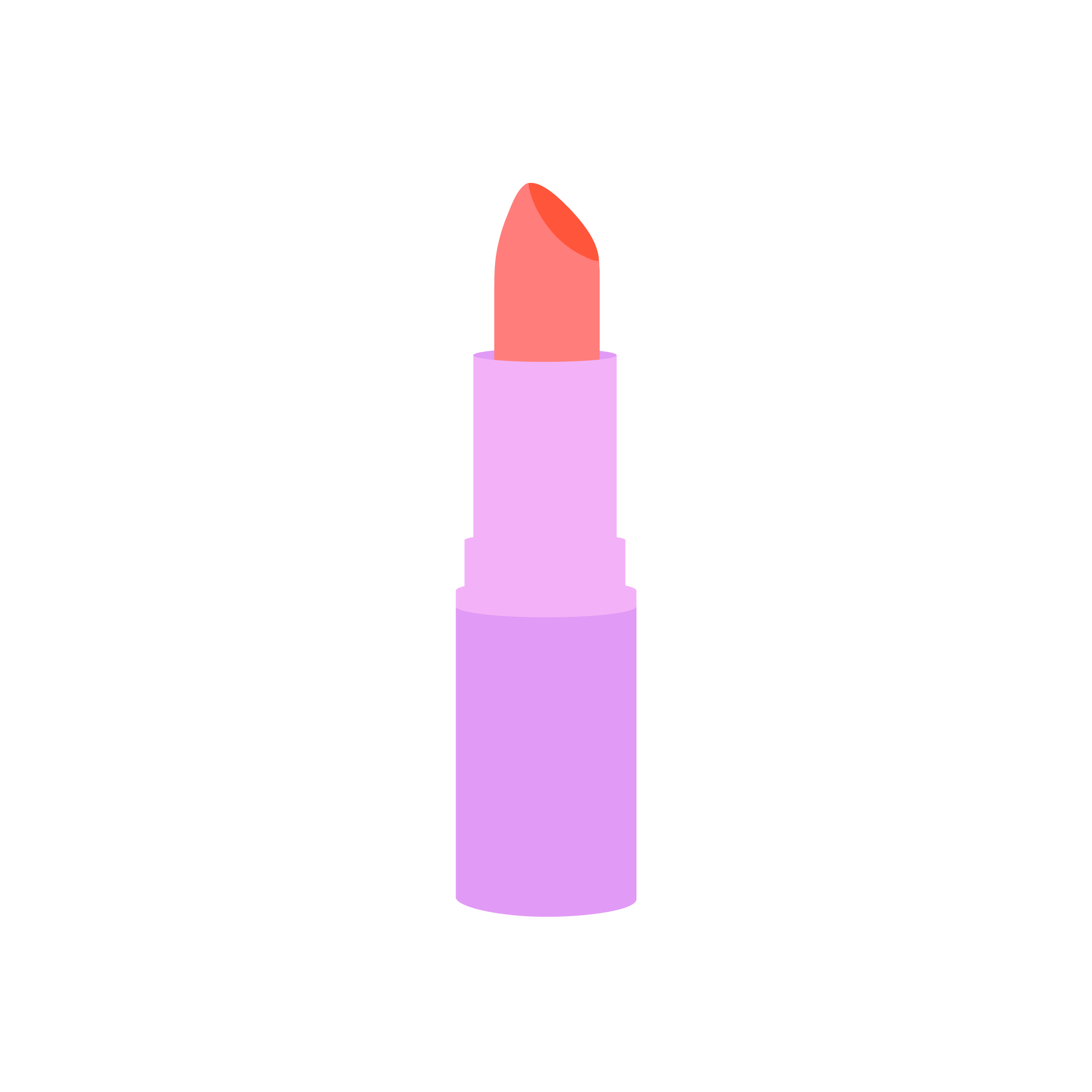 illustration of a tube of lipstick